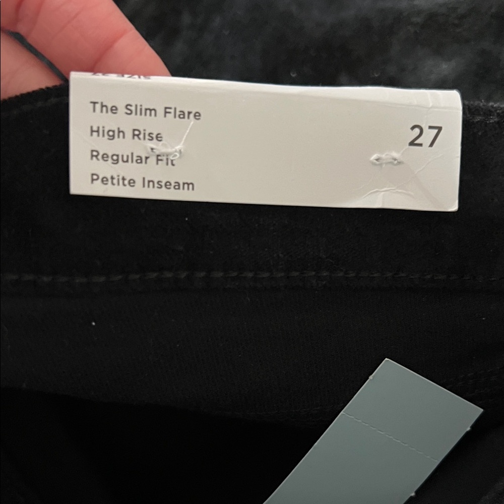 NWT Loft Velvet Slim Flare Pants Sz 27/4 - Picture 7 of 11